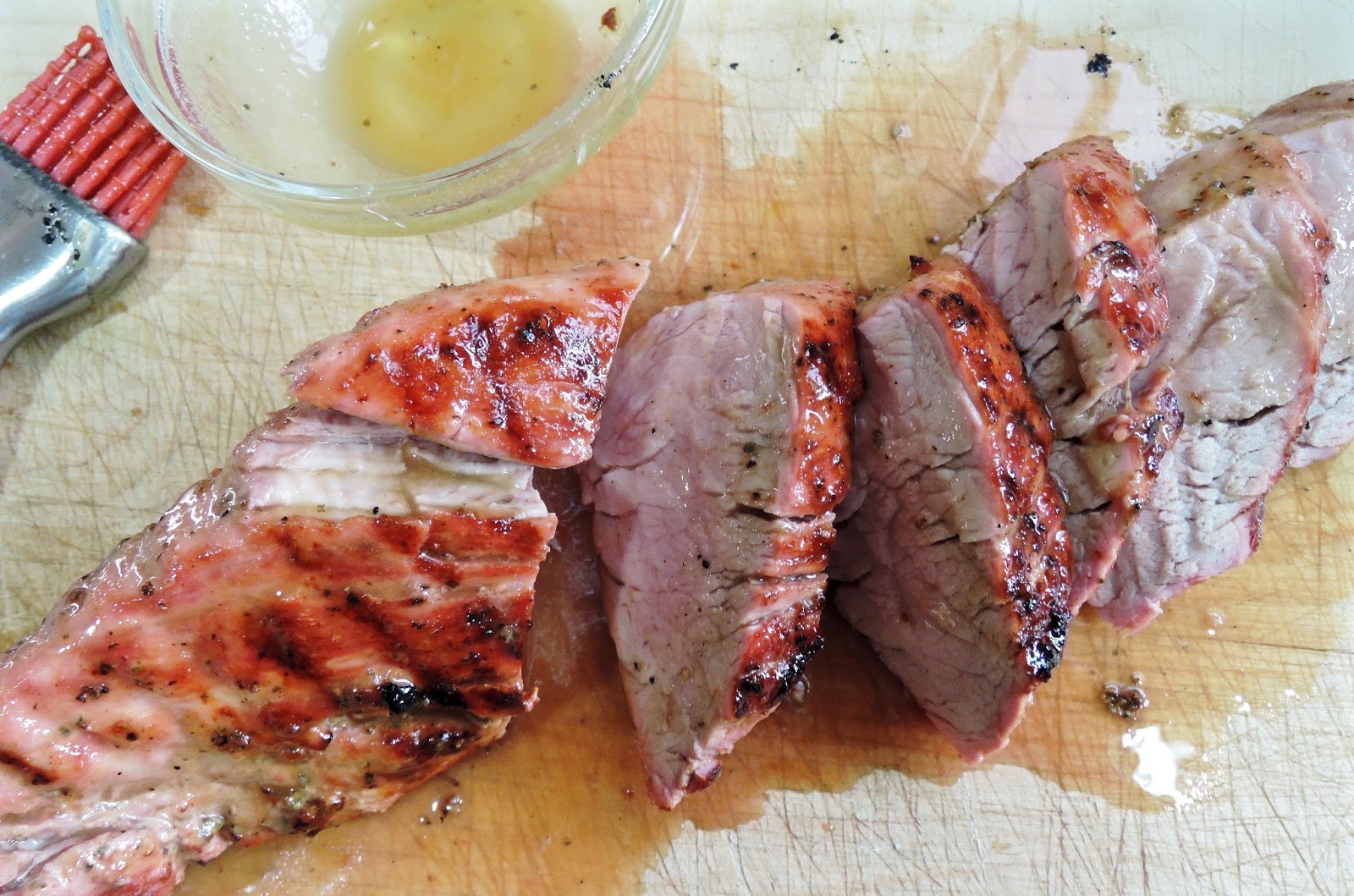 The Briny Lemon Grilled Pork Tenderloin with HoneyMustard Glaze