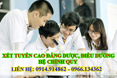 Xét tuyển cao đẳng Dược, Điều dưỡng chính quy tại Hà Nội