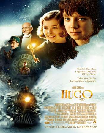 Poster Of Hugo 2011 Hindi Dual Audio 550MB BluRay 720p ESubs HEVC Free Download Watch Online downloadhub.in