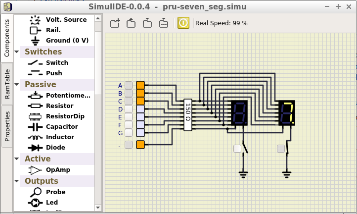 where is 7 segment display in multisim where is 7 segment display in multisim