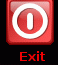 červený gombík exit