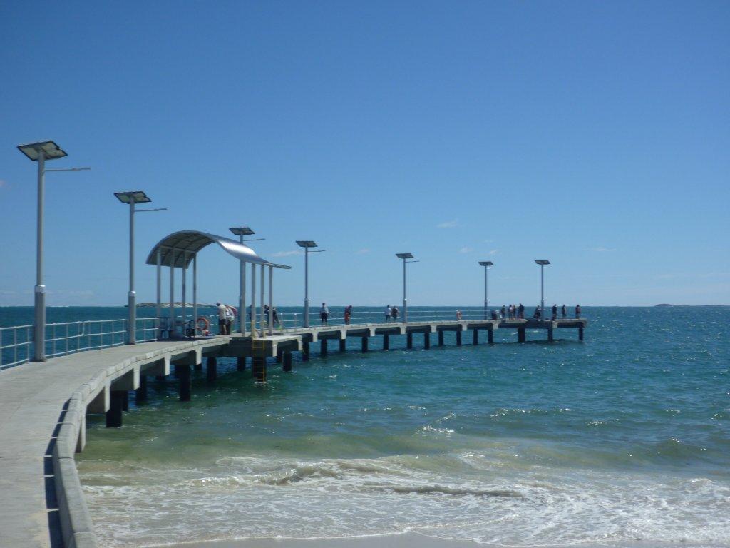 Just Keep on travelling The curve of the jetty at Jurien Bay