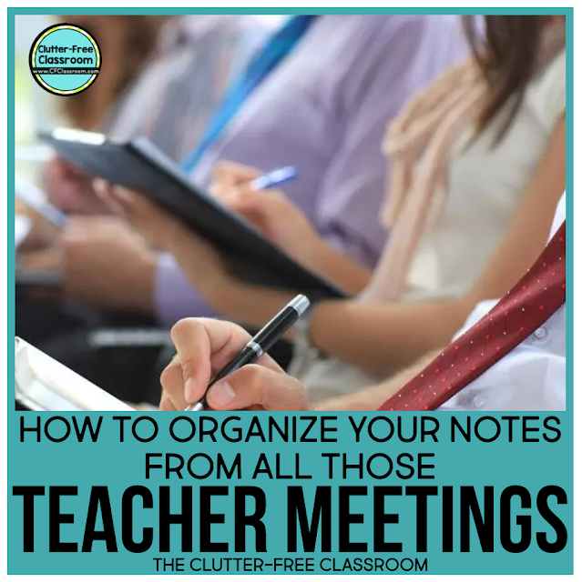 how to organize your teacher meeting notes paper how to organize meeting notes