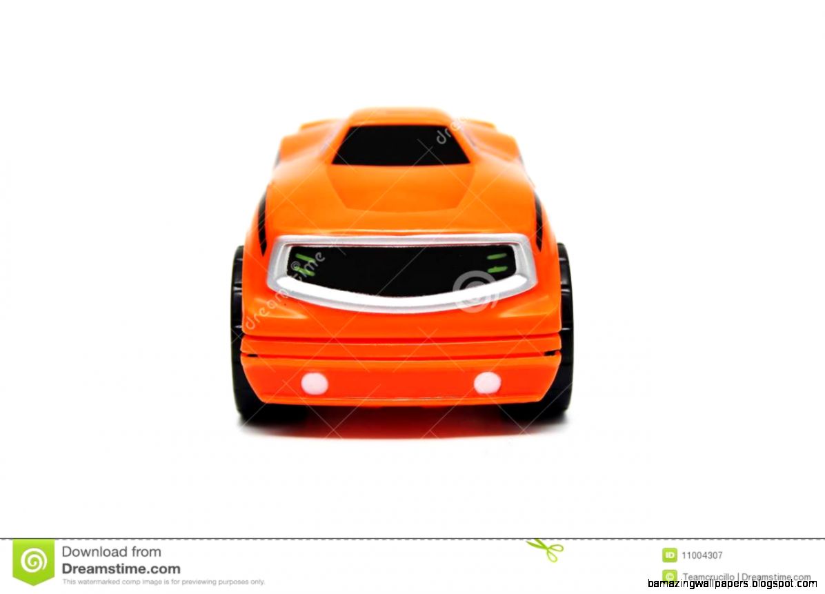 Orange Toy Race Car Front Royalty Free Stock Photography   Image