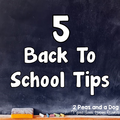 5 Back to School Tips For Teachers