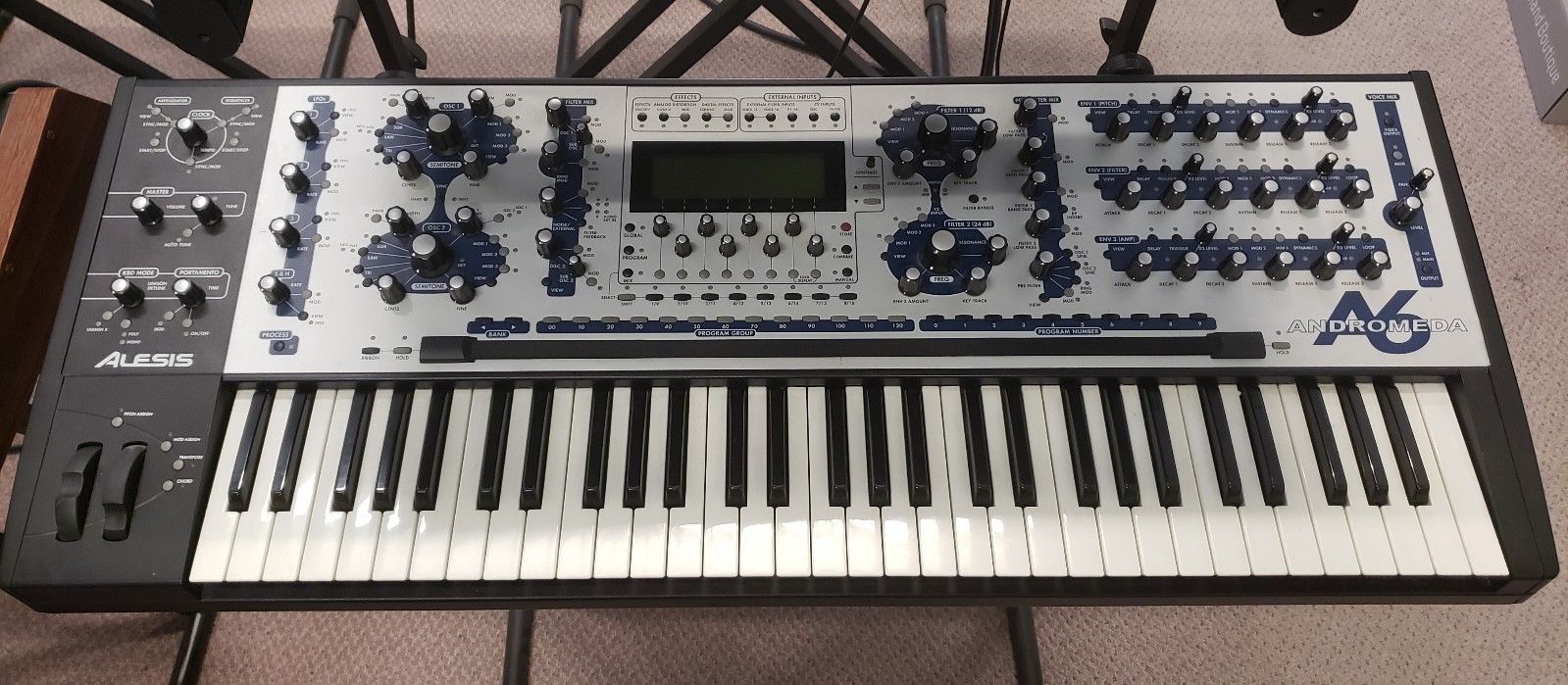 MATRIXSYNTH Alesis A6 Andromeda Keyboard Synthesizer