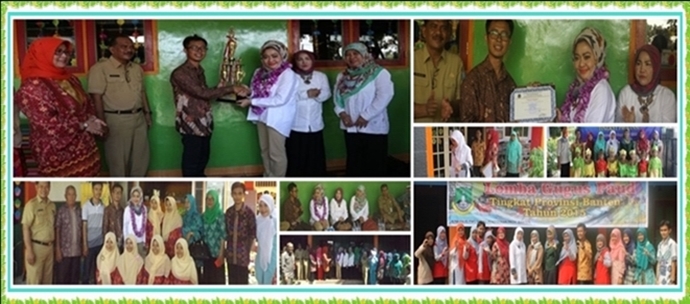 Penghargaan Sebagai Juara Pertama lomba GUGUS PAUD Tingkat Provinsi Banten Kepada Pengurus PAUD Al-Iklas