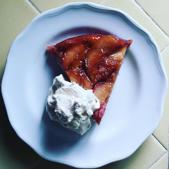 Tiff's Snippets Bon Appetit Desserts UpsideDown Spiced Peach Cake