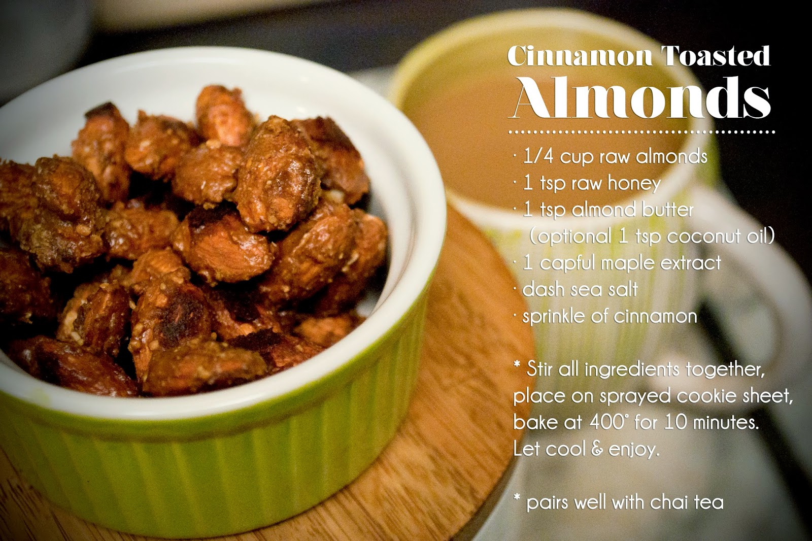 Creative Plate Cinnamon Toasted Almonds