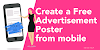 How to make your own advertisement poster from mobile