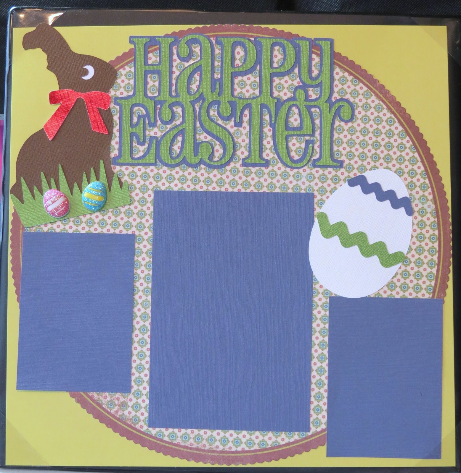 C'est LaVie Designs Unltd., LLC Happy Easter Scrapbook Page