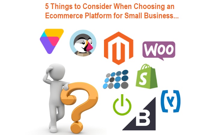 5 Things to Consider When Choosing an Ecommerce Platform for Small Business