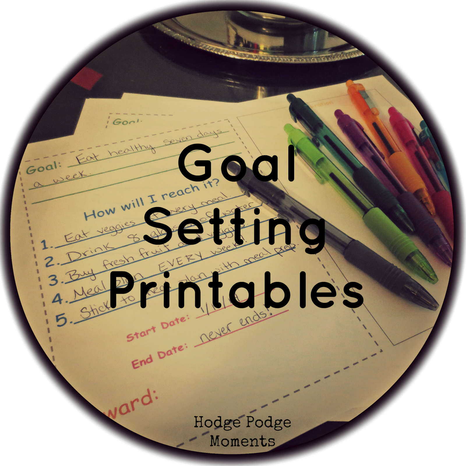#beseenin2015 Presents Goal Setting Printables | Hodge Podge Moments