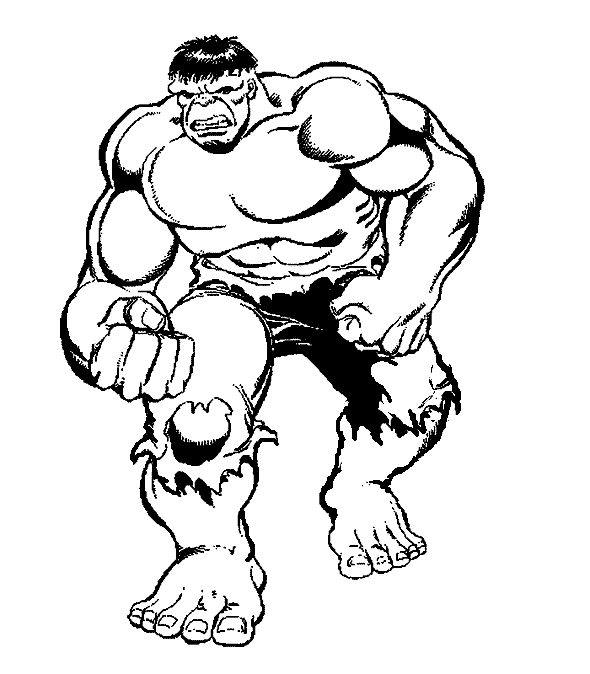 Hulk Coloring Pages Lets coloring