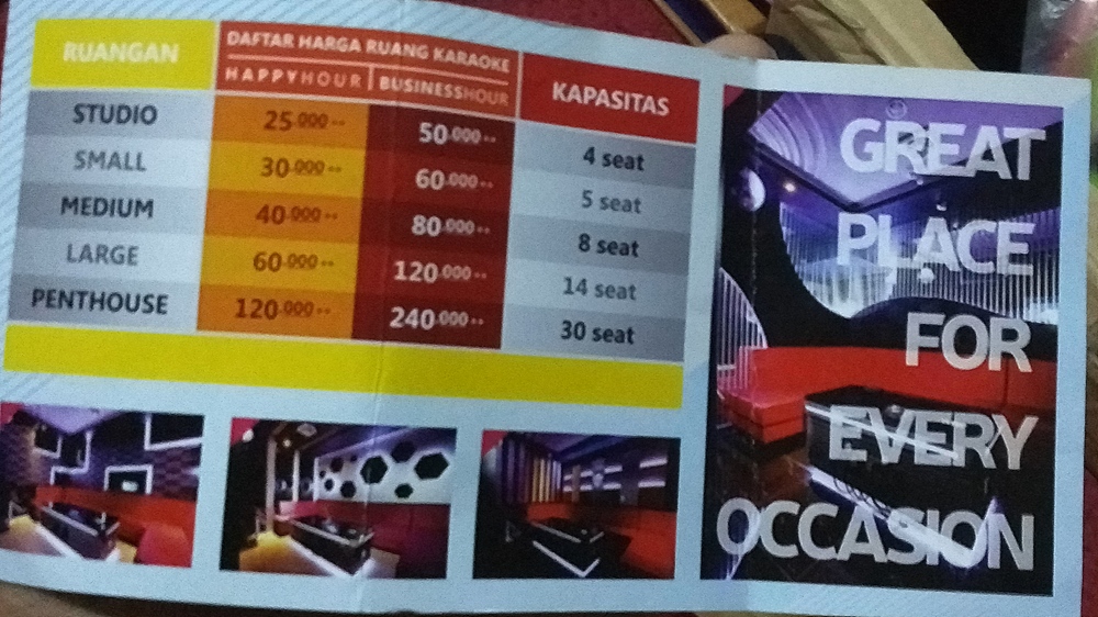 Harga Perjam Lyrics Karaoke