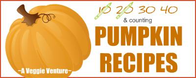 Crazy for pumpkin? Check this collection of seasonal Pumpkin Recipes, ♥ AVeggieVenture.com, savory to sweet, salads to sides, soups to supper, simple to special. Many Weight Watchers, vegan, gluten-free, low-carb, paleo, whole30 recipes.