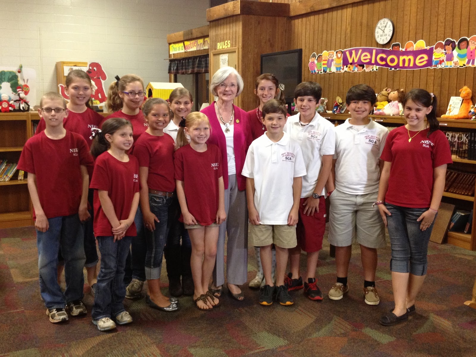 First Lady Dianne Bentley Scholastic Book Donation New Brockton Elementary School