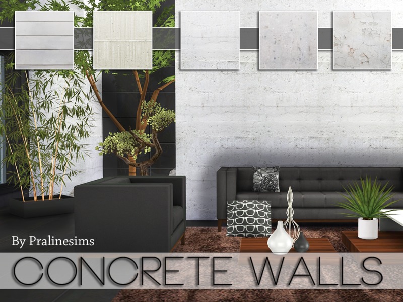 Sims 4 CC's The Best Walls by Pralinesims