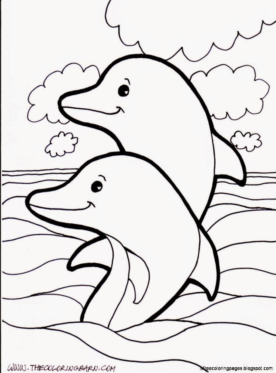 Download Dolphin Coloring Pages - Kidsuki