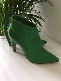 Ankleboots grün green shoes Schuhe Maastricht Noe Shop Highheels Pumps