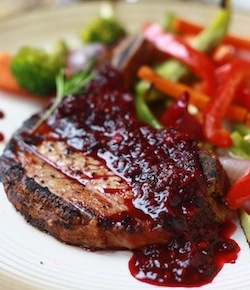 Berry Ginger spice sauce recipe for BBQ meats