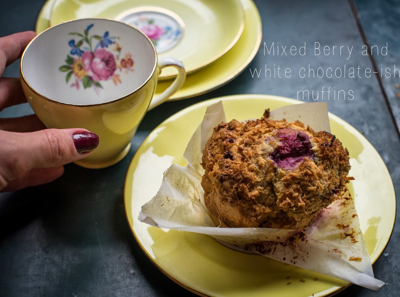 Vegan in Melbourne Mixed berry muffins