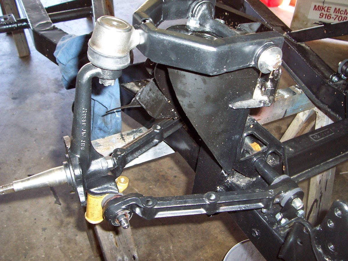 Eric's Garage TR3A front suspension build