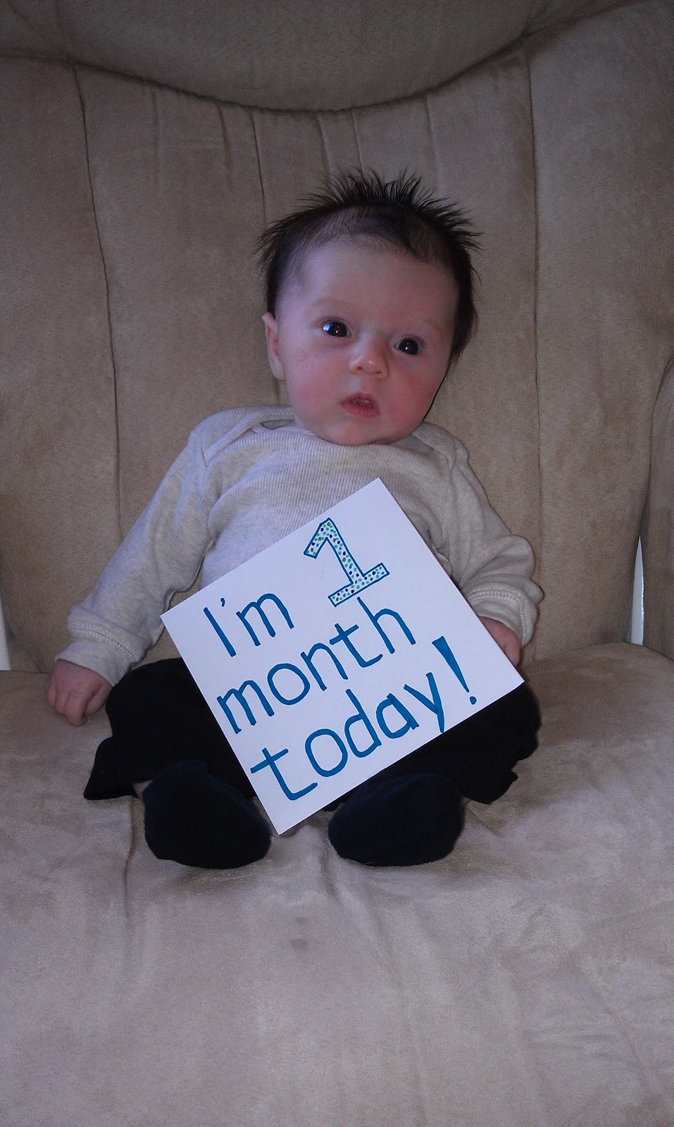 Herman Baby: 1 month celebration