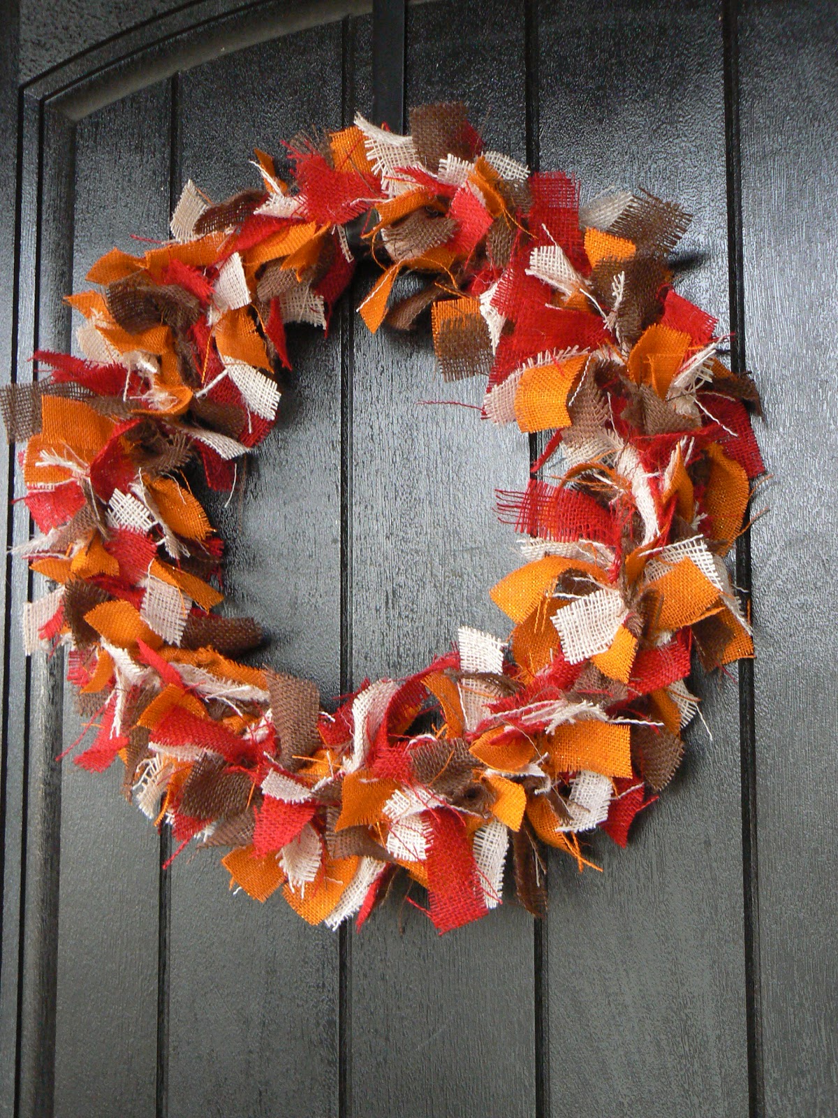 The Creative Homemaker Fall Door Wreath