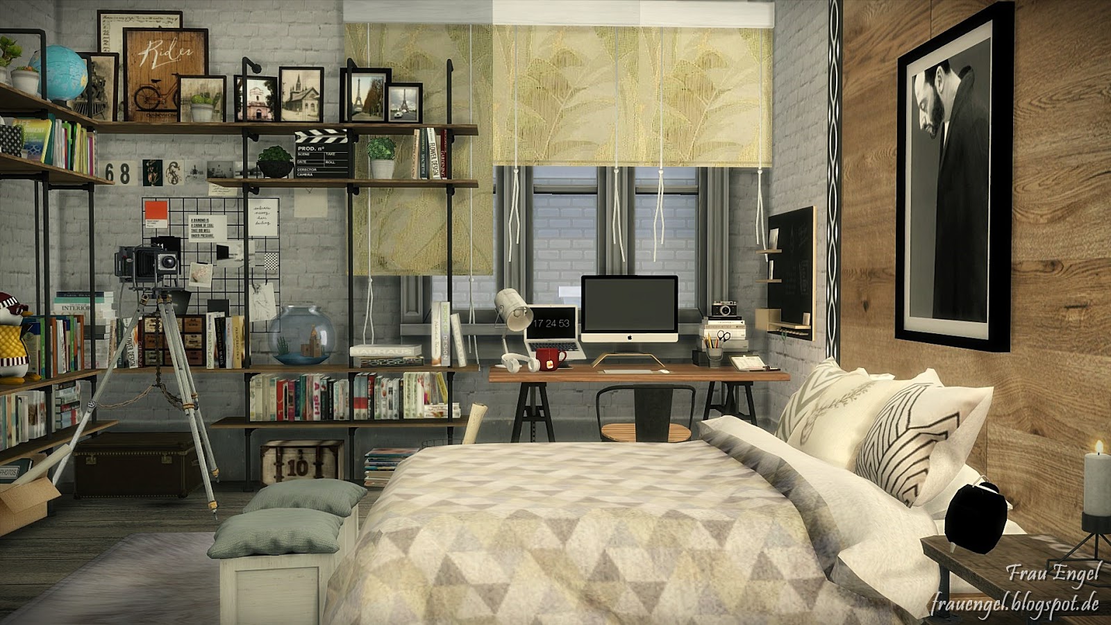Frau Engel TS4! Sisters Apartment.
