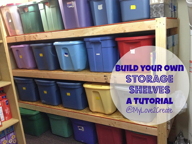 MyLove2Create build your own storage shelves