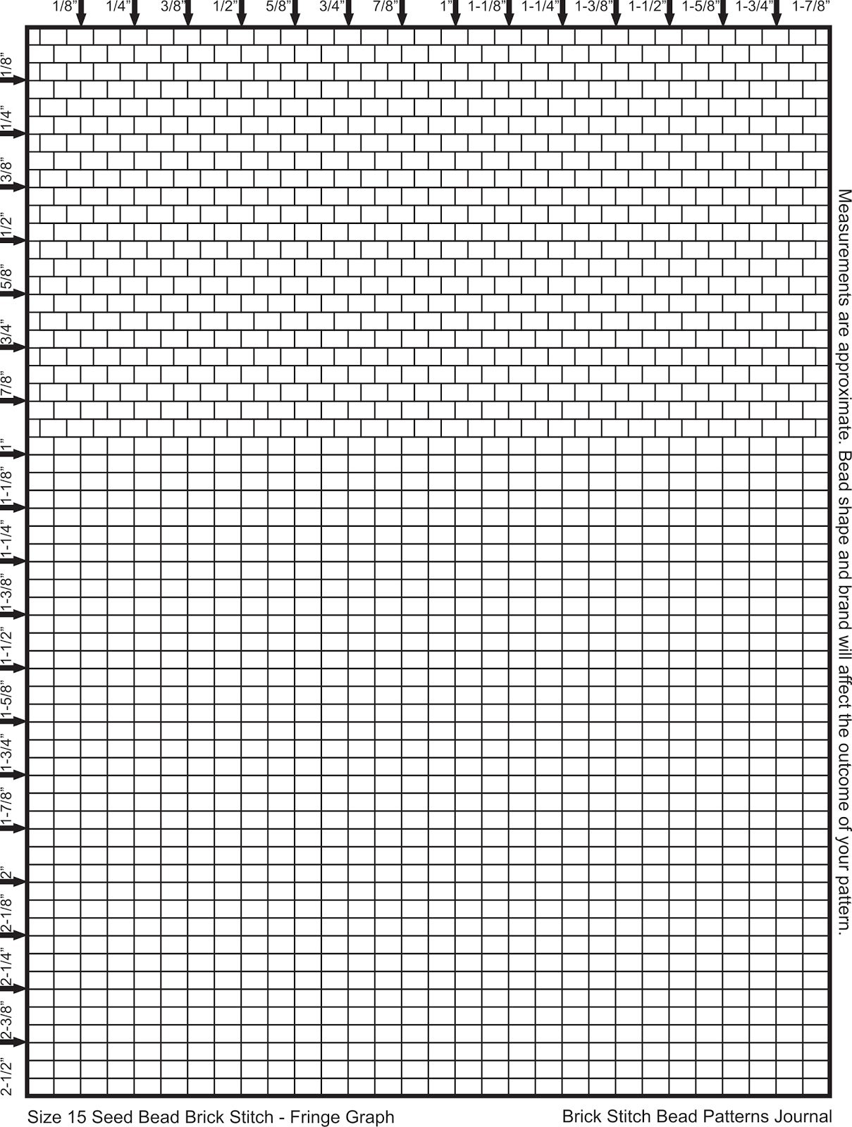 Free Printable Brick Stitch Earring Graph Paper Printable Templates Free Free Printable Brick Stitch Earring Graph Paper Printable Templates Free