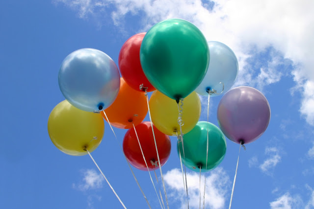 Helium balloner, ganske lette