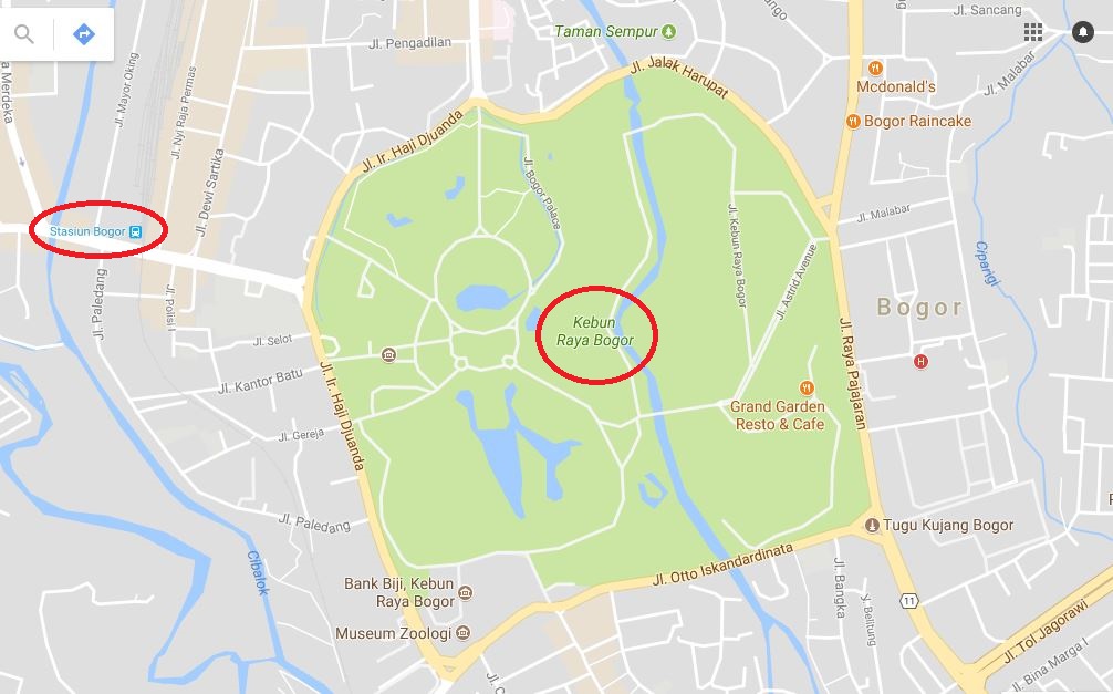 Cara Tercepat Naik Kereta KRL Commuter Line ke Kebun Raya Bogor