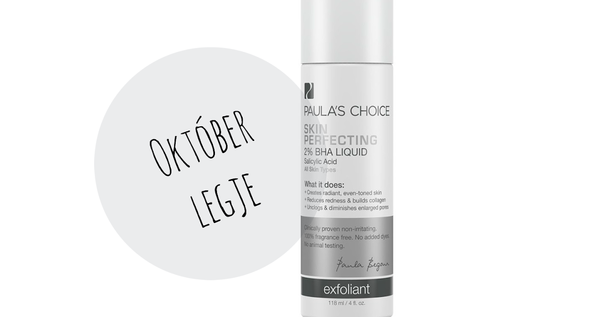 Kielemeztük a hónap krémjét Paula's Choice Skin Perfecting 2 BHA