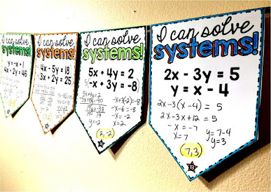 Systems of equations math pennant