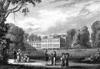 Kensington Palace from the East Side of the Basin from Views in Kensington Gardens by J Sargeant (1831) Kensington Palace from the East Side of the Basin from Views in Kensington Gardens by J Sargeant (1831)