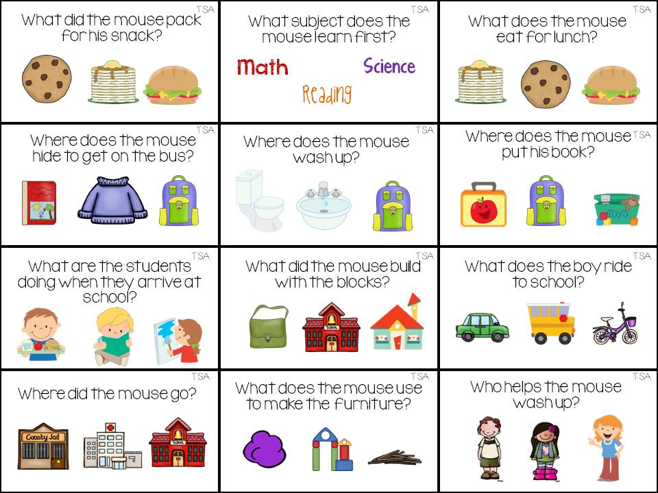 Wh Questions Worksheets Speech Therapy - best worksheet