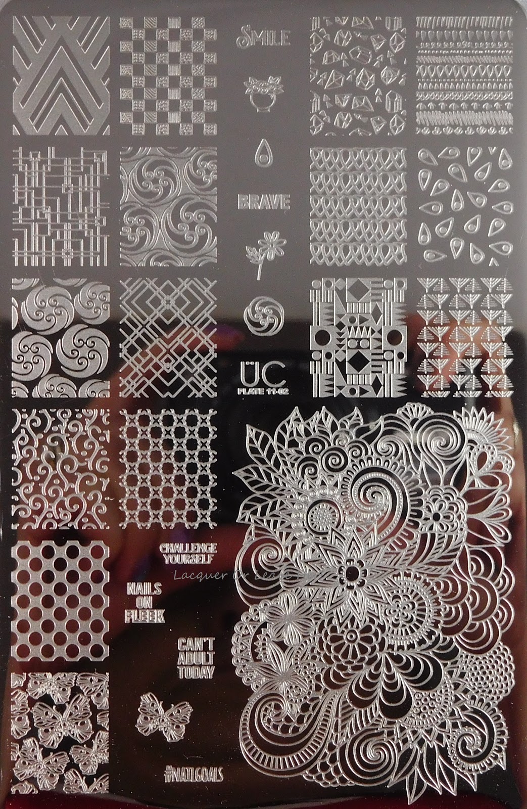 Lacquer or Leave Her! Before & After UberChic Beauty 1102 over