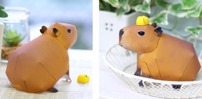  Toddmomy Simulation Capybara Model Kids Crafts Home