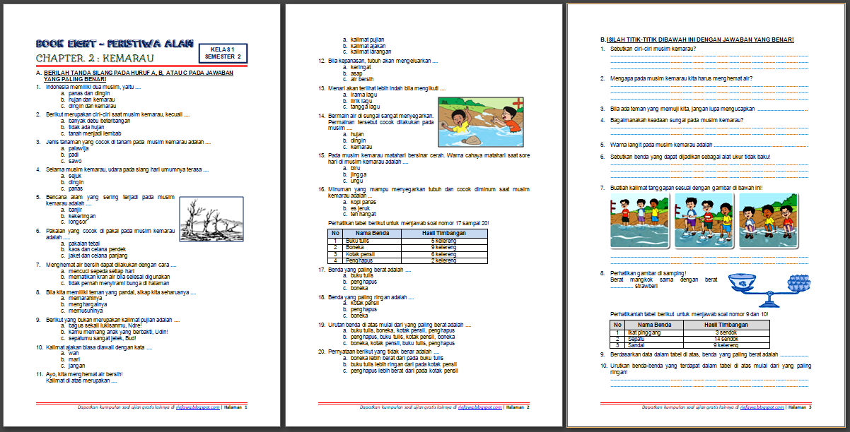 Contoh Soal Peluang Kelas 8 Semester 2