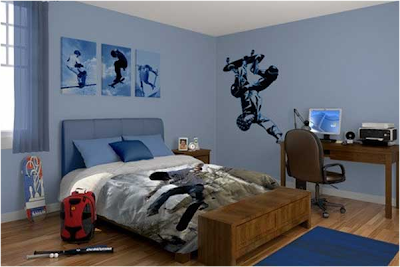 Teen Boys Sports Theme Bedrooms | Residence Furniture Ideas