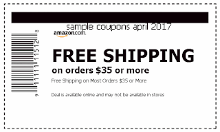 free Amazon coupons for april 2017