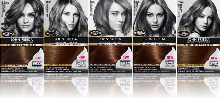 John Frieda Precision Foam Colour Salon Blends Giveaway Peonies