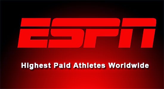 List of Highest paid Athletes worldwide by ESPN