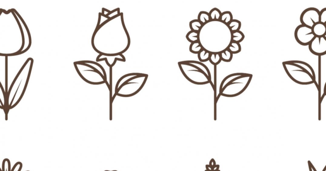 Free Free 233 Simple Flower Outline Svg SVG PNG EPS DXF File