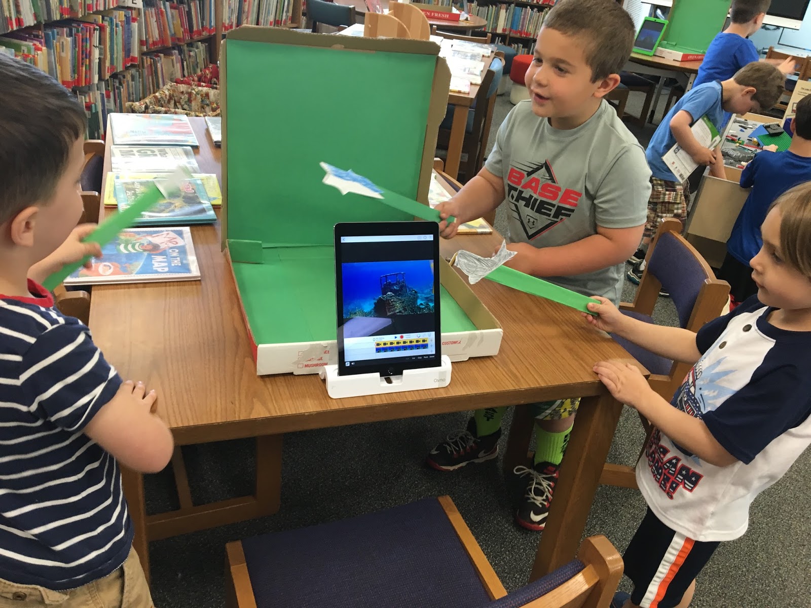 Adventures in Library Portable Green Screens in the Library