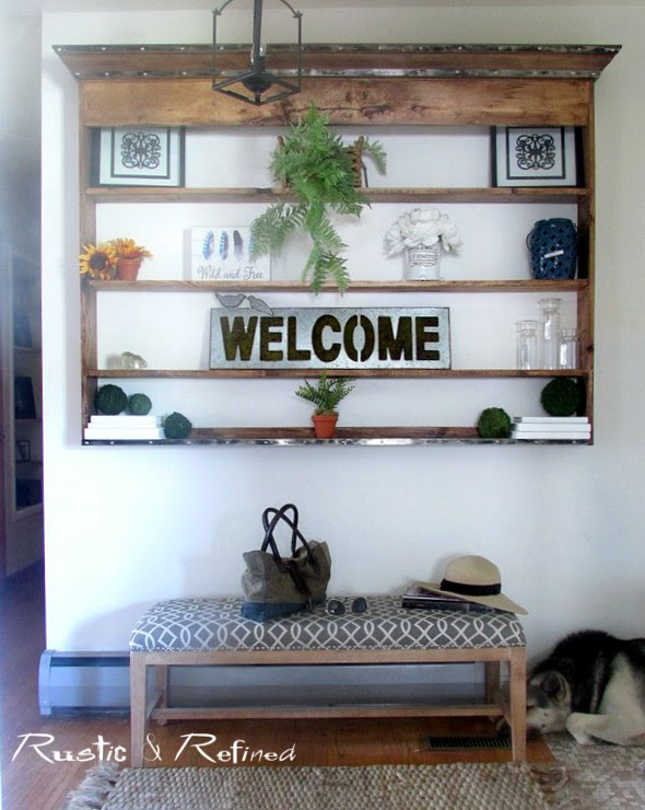 Entryway Storage Update | Rustic & Refined