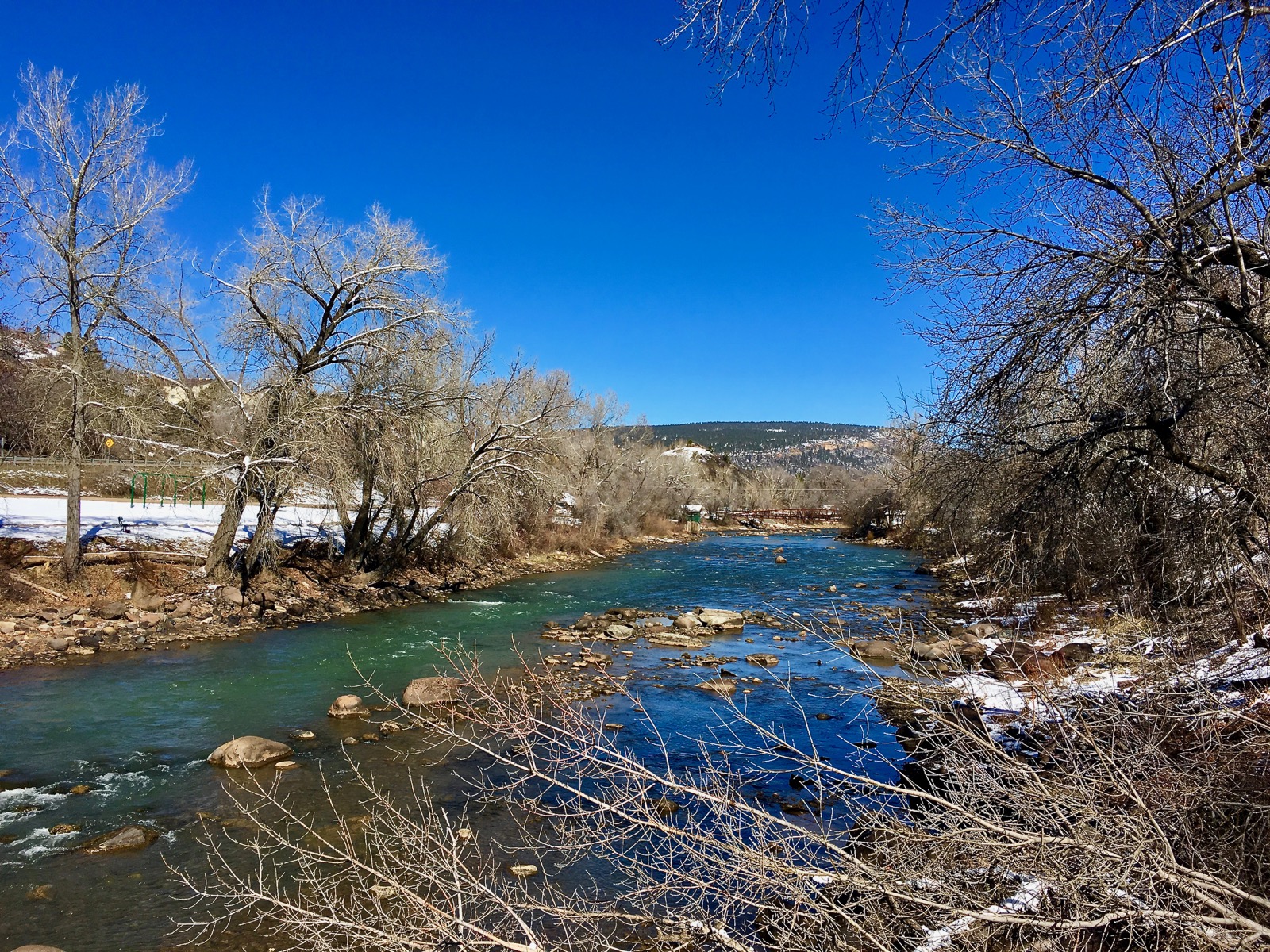 Impression Evergreen Rio de las Animas River of Lost Souls