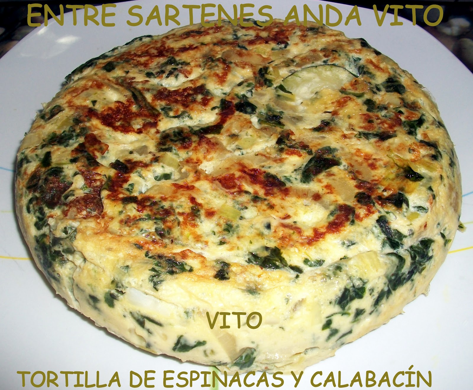 Recevitos Tortilla de Espinacas y Calabacín